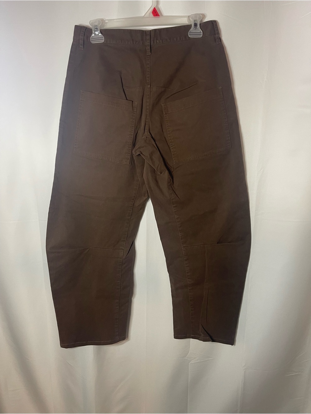 Nili Lotan Brown High-Rise Relaxed Track Pants - Picture 6 of 8